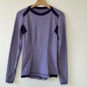 Lululemon Thick Long Sleeve Shirt With reflectors On Sleeve